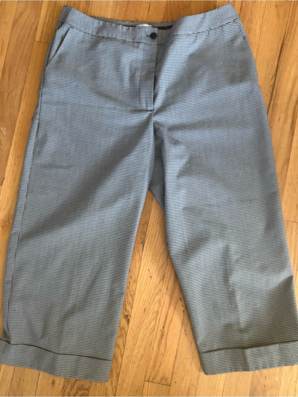 Gingham Capris